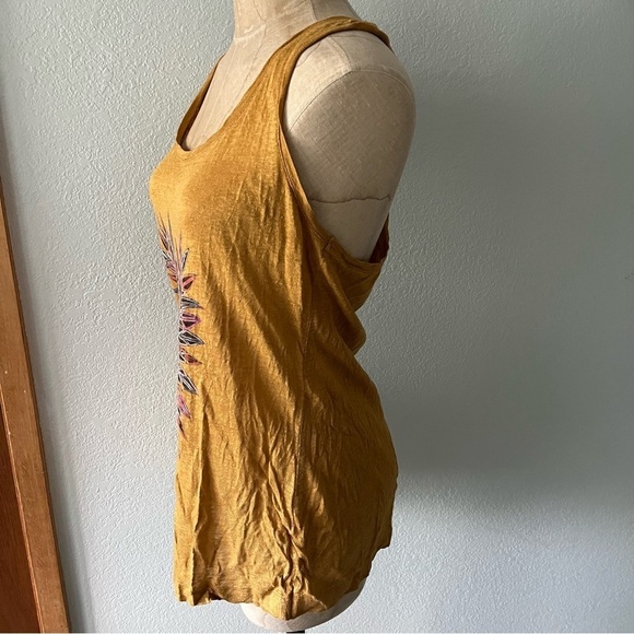 COMPTOIR DES COTONNIERS sz S Linen Yellow Tank Top French Bulldog Dog - Picture 6 of 8